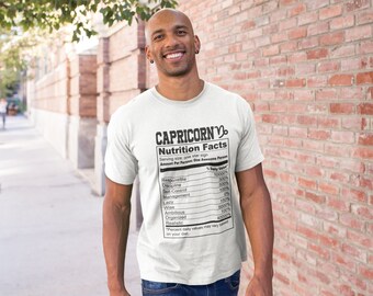 Zodiac Nutritional Facts Shirt (Unisex)