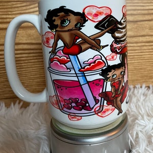 Schwarze Betty Kaffeeliebhaber Tasse