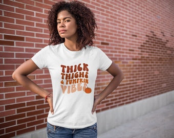 Thick Thighs & Pumpkin Vibes T-Shirt