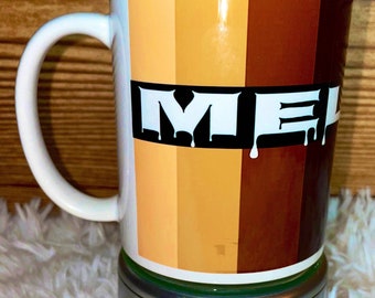 Taza de café melanina (con goteos)