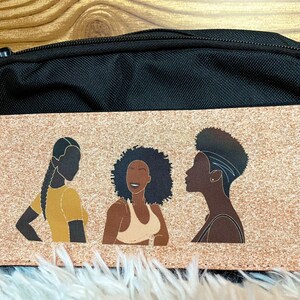 Abstract Black Women Artsy Fanny Pack