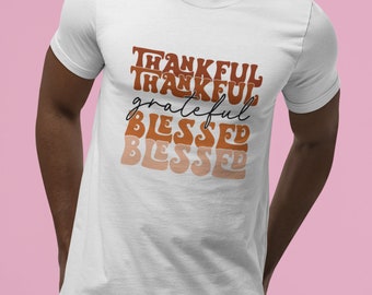 Thankful Grateful Blessed T-Shirt