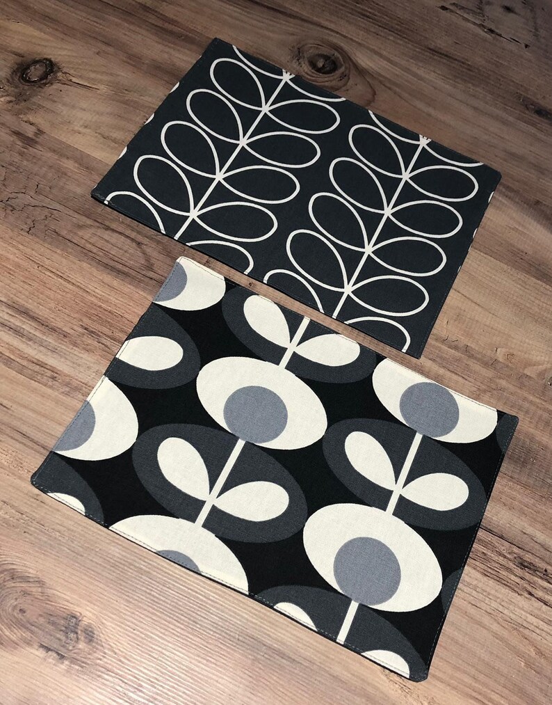 Placemats Orla Kiely fabric various sizes and patterns double Etsy