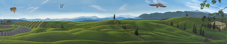 Canvas Image: Spring Awakening in Tuscany image 2