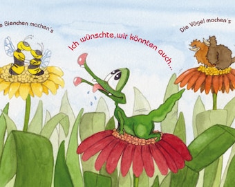 Kroci postcard "Making the bees ...!"