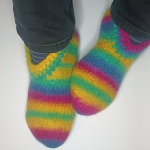 Filzschuhe multicolor, für Erwachsene, verschiedene Farben und Größen Bild 2