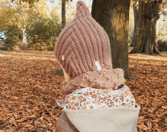 Dwarf Hat / Pixie Hat / Gnome Hat / Knitted Hat for your Baby