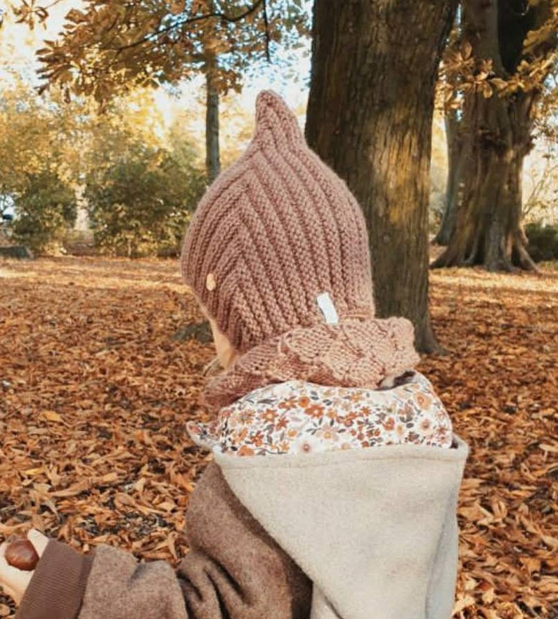 Coloris au choix : bonnet nain / bonnet lutin pour bébés et enfants image 1