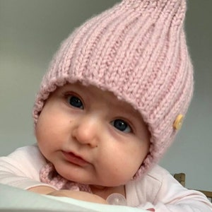 Coloris au choix : bonnet nain / bonnet lutin pour bébés et enfants image 2
