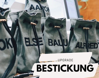 Add-On: BESTICKUNG für Leckerlibeutel