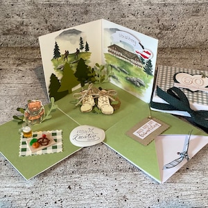 Explosionsbox Picknick Natur Wandern Gutschein Geschenkbox