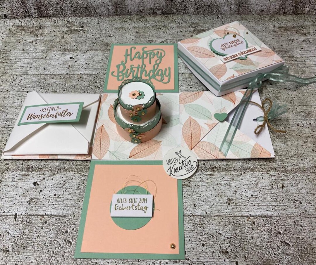 Explosionsbox Geburtstag Etsy.de
