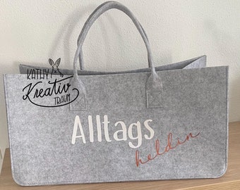 Filztasche Alltagsheldin Einkaufstasche Shoppingbag