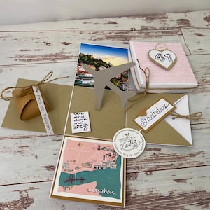 Explosionsbox Lissabon Portugal Reise Gutscheinbox Reisegutschein Abenteuer