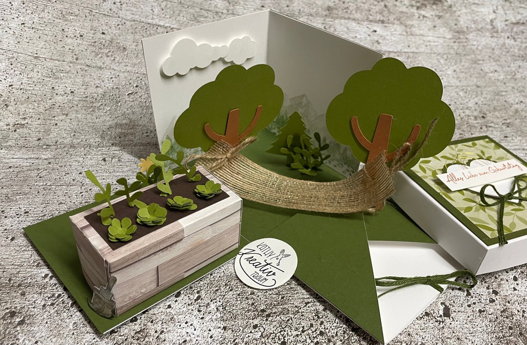 Explosion Box Garden Design - Etsy