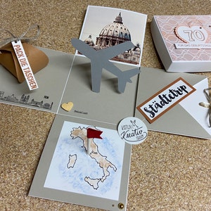 Explosionsbox Rom Reise Gutscheinbox Geschenkebox Rom