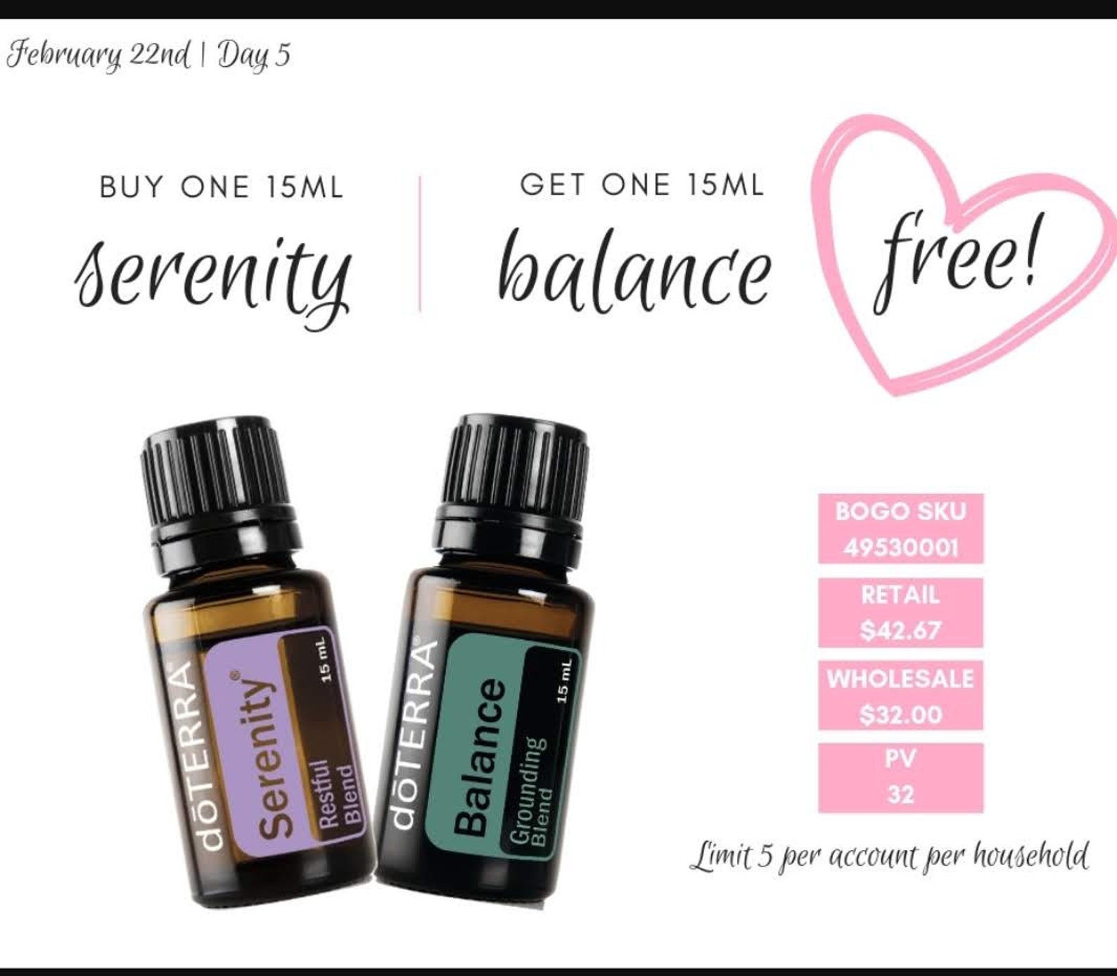 BOGO Serenity and Balance Doterra Essential Oils - Etsy