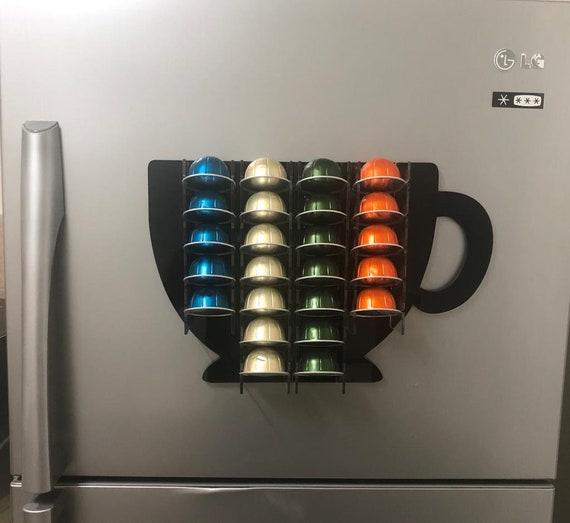 Cup Handmade 24 Vertuo Nespresso Coffee Capsule Holder Fridge Nespresso Pod  Rack, Stand, Dispenser Storage Pods Home Decor Gift 