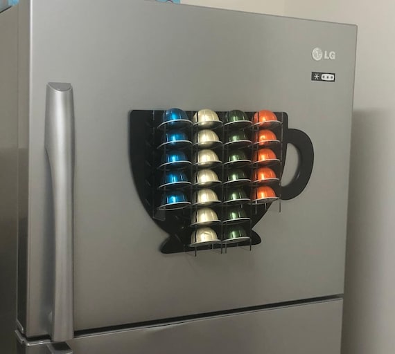 Taza hecha a mano 24 Vertuo Nespresso soporte para cápsulas de  café/refrigerador Nespresso Pod Rack, soporte, dispensador de cápsulas de  almacenamiento decoración del hogar regalo -  España