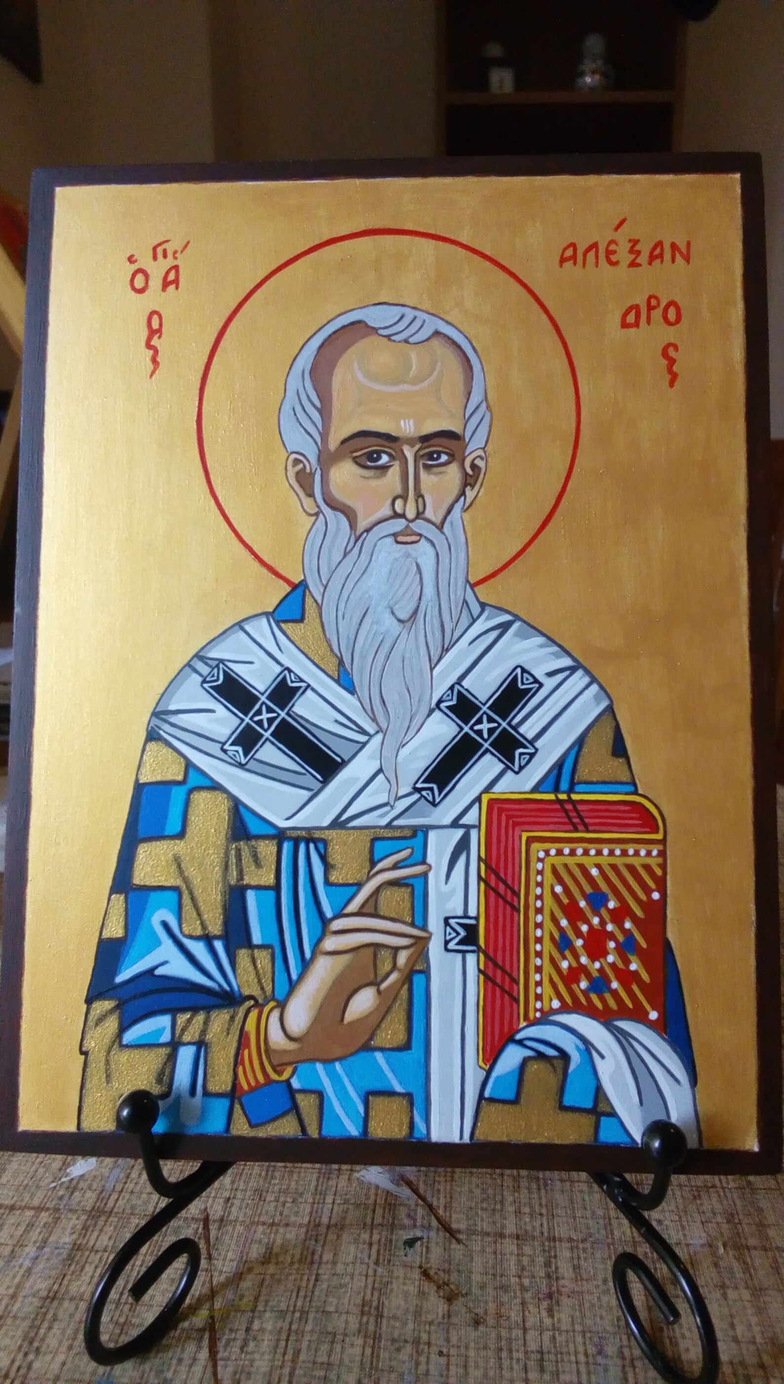 Saint Alexandre Patriarche de Constantinople Icône Etsy