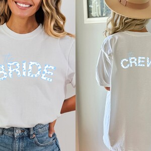 College Bride Bridesmaid Shirt, Comfort Colors, Bridal Party Shirt, Dots Bachelorette Theme Party Tee, Aesthetic Trendy Wedding, Oversized