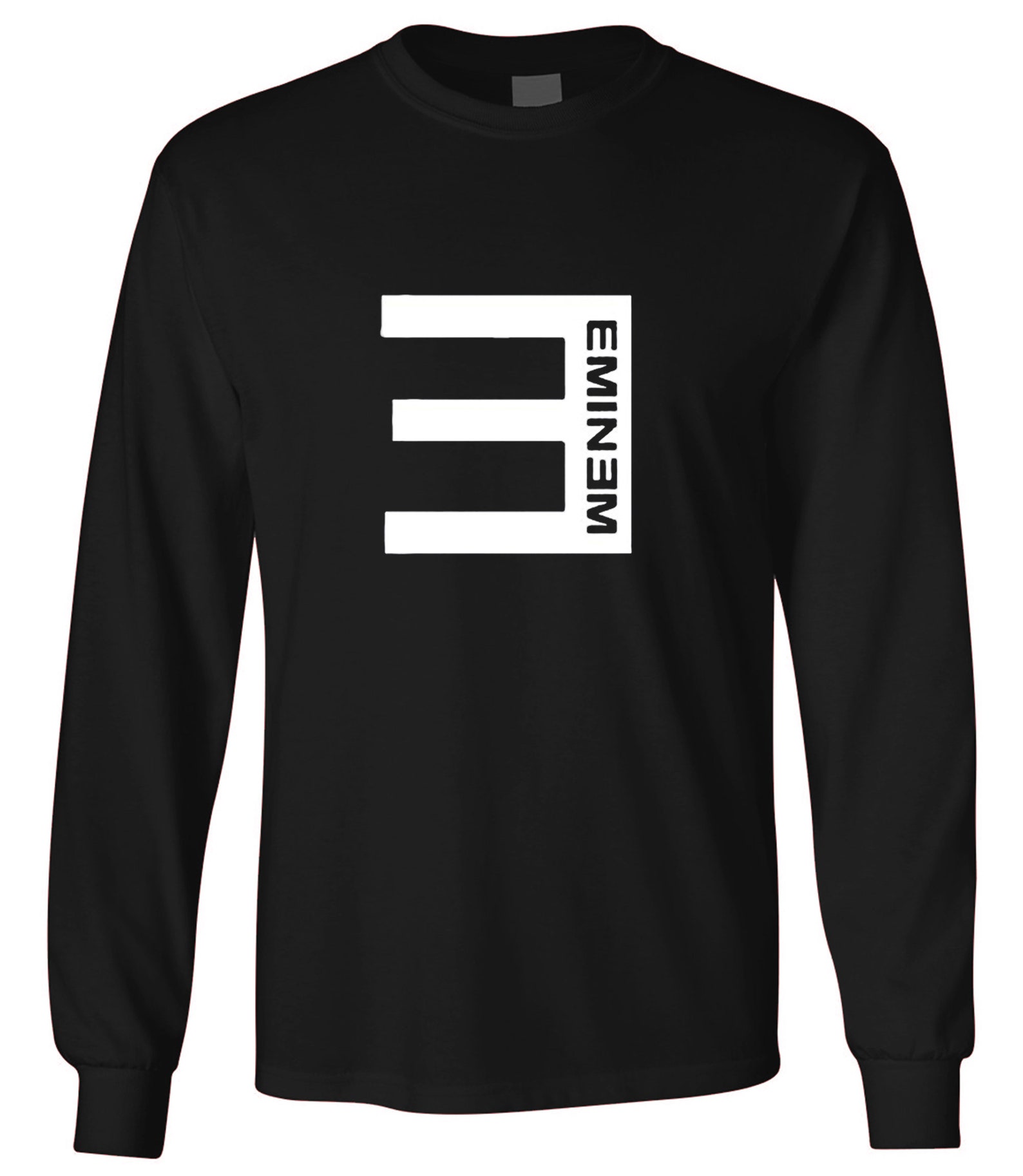 Eminem Logo Adult Long Sleeve TShirts Etsy