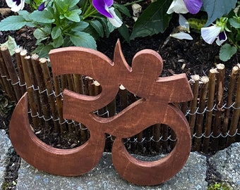 Om symbol, Om Sign  freestanding, Om wall hanging sign, Om  wooden sign, Om ,yoga and pilates studio decor, Om sign gift, 9mm ply wood