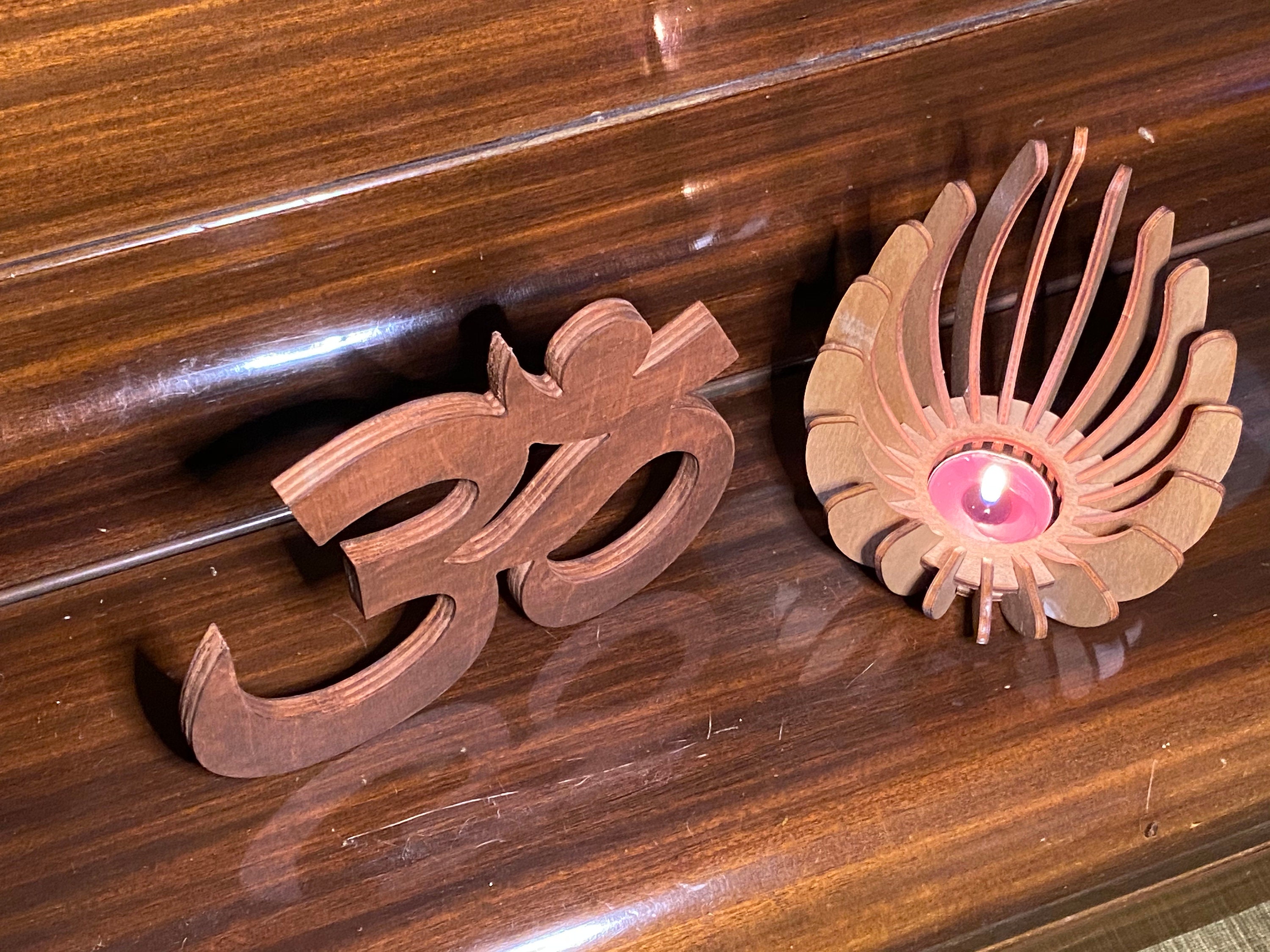 Om Symbol, Om Sign Freestanding, Om Wall Hanging Sign, Om Wooden Sign ...