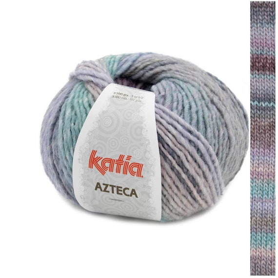 100g AZTECA KATIA Wool Gradient Color 7878 Color | Etsy