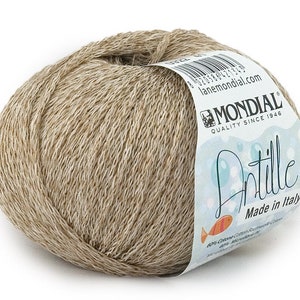 EUR 90/1kg ANTILLE MONDIAL katoen mouliné effect 922 veganistisch Egyptisch katoen handbreigaren glanzende afwerking lichtgevend effect katoengaren afbeelding 1