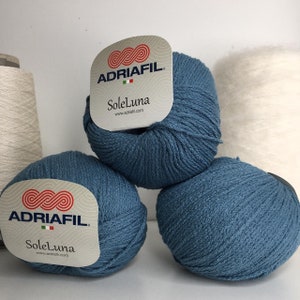 EUR 99,8/1kg SOLELUNA ADRIAFIL Natura Just Cotton crochet yarn cotton yarn amigurumi yarn knitting yarn combed cotton vegan soft summer yarn
