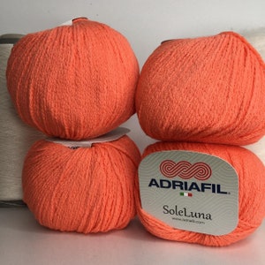 EUR 99.8/1kg SOLELUNA ADRIAFIL Natura Just Cotton crochet yarn cotton yarn amigurumi yarn knitting yarn combed cotton vegan soft summer yarn