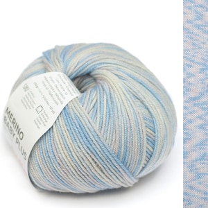 EUR 119,8/1kg MERINO BABY Plus Katia 106 Baby Wool Merino Wool Merino Extrafine Melange Knitting Wool Knitting Yarn Baby Yarn Wool Yarn Merino Yarn