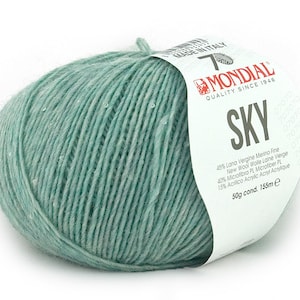 EUR 139/1kg SKY MONDIAL Merino wool with sequins Merino wool 926 Lace sequin yarn with micro sequins woolyarn very soft