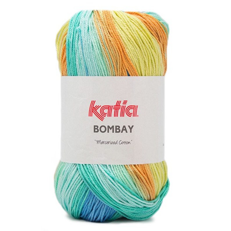 100g BOMBAY KATIA 100 cotton knitted yarn yarn batik gradient Etsy