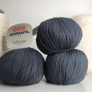 EUR 99.8/1kg SOLELUNA ADRIAFIL Natura Just Cotton crochet yarn cotton yarn amigurumi yarn knitting yarn combed cotton vegan soft summer yarn