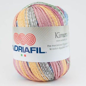 EUR 119.8/1kg KIMERA ADRIAFIL 100% cotton Vegan Batik 20 color gradient cotton variegated gradient color handknitting yarn cottonyarn image 2