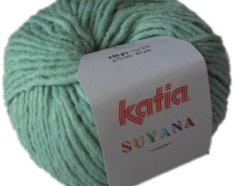 EUR 119/1kg SUYANA KATIA Soft wool with alpaca Alpaca alpaca wool alpaca mixed woolyarn color shade 16 Mint alpacawool yarn alpacayarn