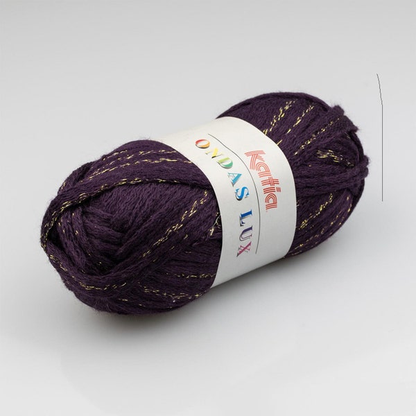 EUR59,5/1kg ONDAS LUX Katia volants laine volants écharpe volants fil Lurex écharpe laine châle fil maille RUFFLE fil écharpelaine volants 305 ébouriffé