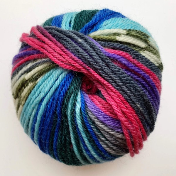 EUR139/1kg STELLA JACQ ADRIAFIL Jacquard Farbverlauf 88 Wolle Merinowolle Superwash Merino variegated color merinowool wool yarn woolyarn