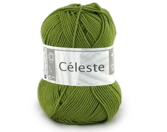 EUR 79,8/1kg CÉLESTE CHEVAL Blanc coton soie coton fil à tricoter 048 Coton Soie mixte fil à tricoter cotonfil cotone seta