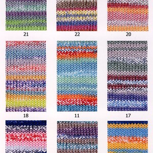 EUR 119.8/1kg KIMERA ADRIAFIL 100% cotton Vegan Batik 20 color gradient cotton variegated gradient color handknitting yarn cottonyarn image 8