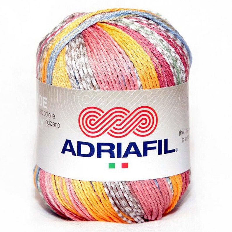 EUR 119.8/1kg KIMERA ADRIAFIL 100% cotton Vegan Batik 20 color gradient cotton variegated gradient color handknitting yarn cottonyarn image 1