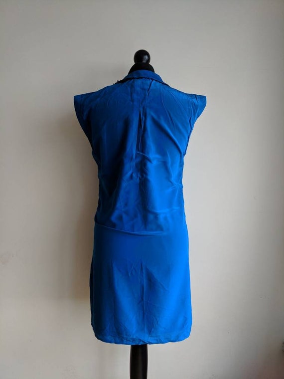 Silk mini dress - image 4