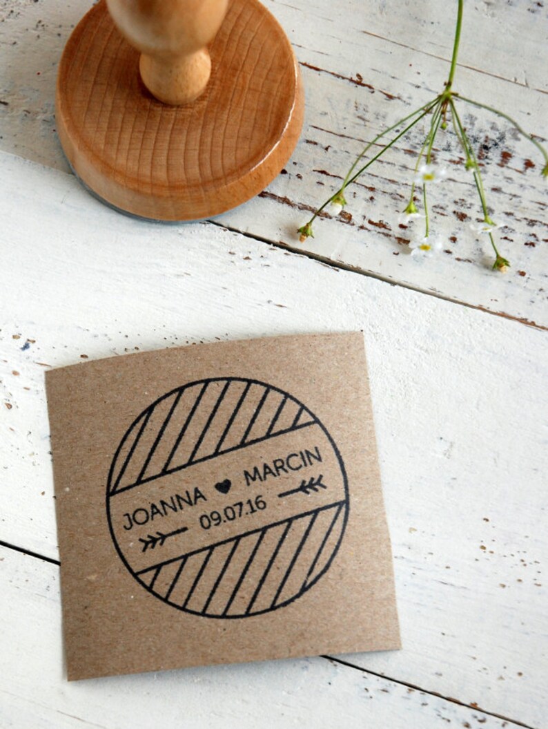 Wedding Stamp 50x50 Beauty Simplicity