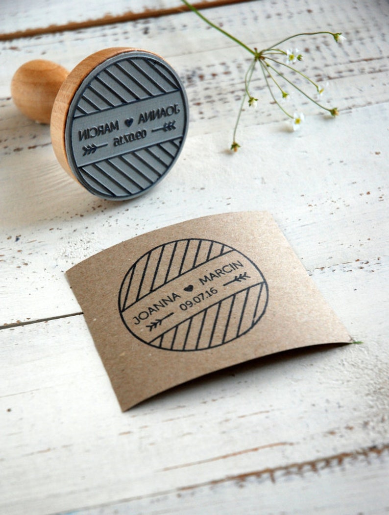Wedding Stamp 50x50 Beauty Simplicity