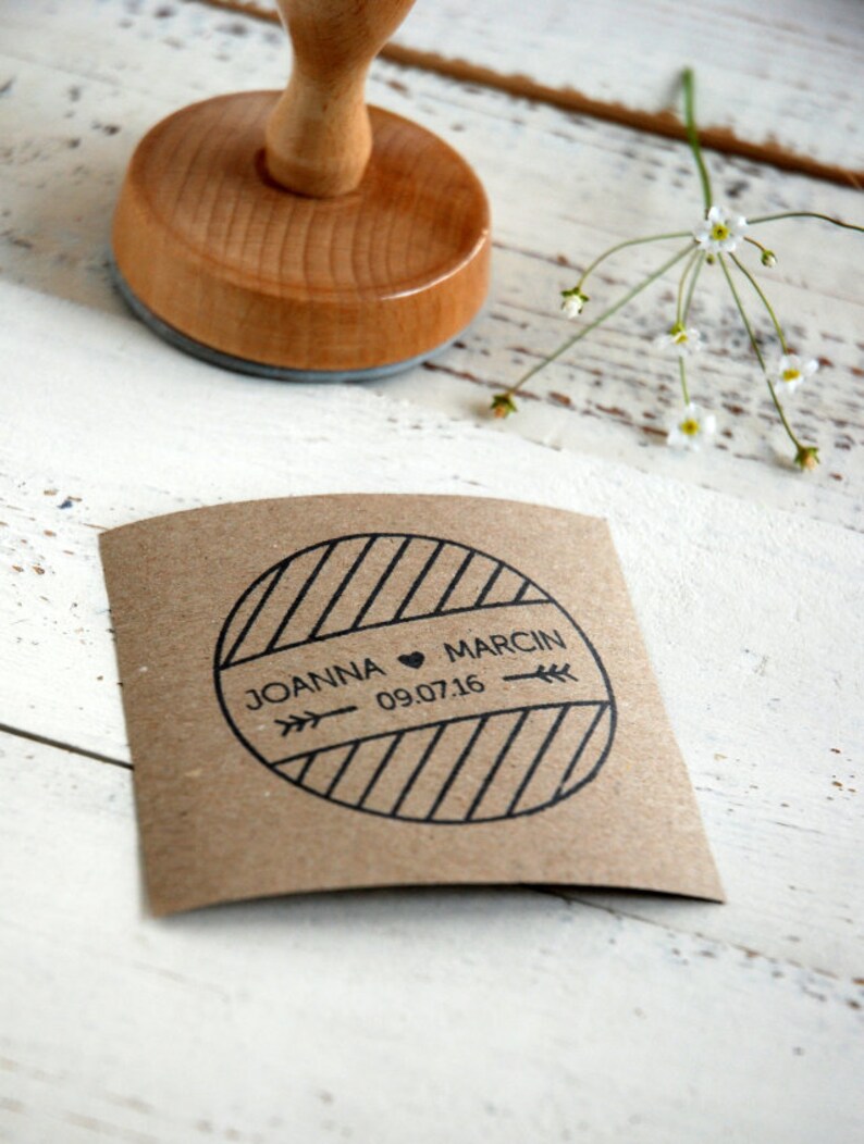 Wedding Stamp 50x50 Beauty Simplicity