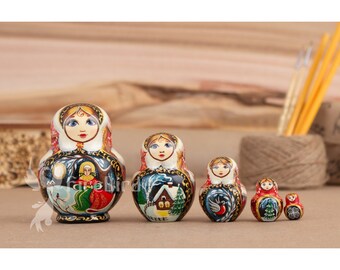 unicorn russian dolls