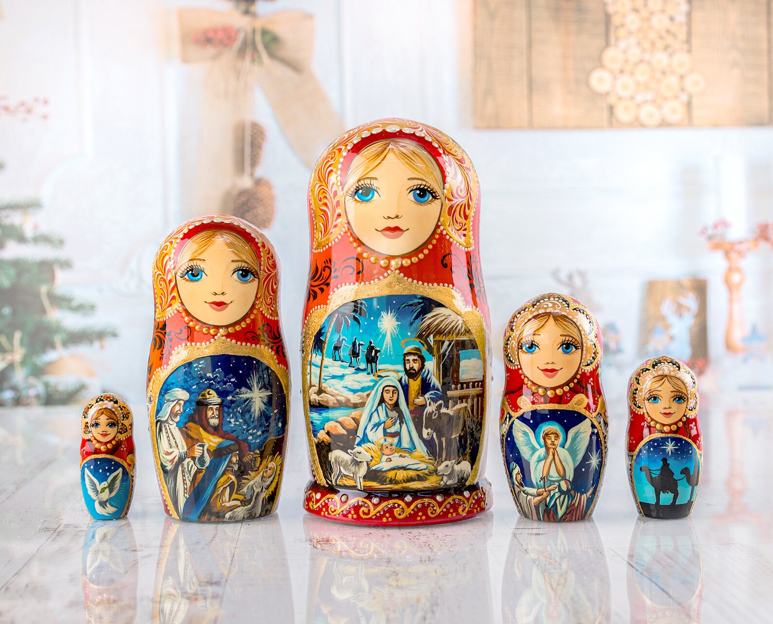 religious nesting dolls