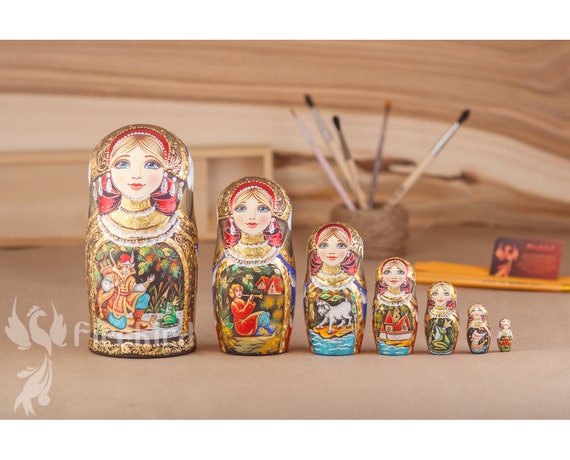 personalized russian dolls